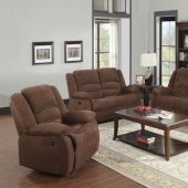 51025 Bailey Motion Sofa in Dark Brown Fabric by Acme w/Options