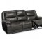 Alden Power Motion Sofa & Loveseat - Dark Grey Leather