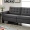 Earsom Sofa & Loveseat Set 52770 in Gray Linen by Acme w/Options