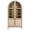 Kailani Vitrine Cabinet 109386 in Beige Oak by Coaster