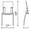 Set of 4 Black, White or Espresso Leatherette Dining Chairs