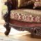 Lyon Chaise 685 in Fabric w/Crystal Tufting