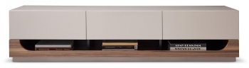 TV103 TV Stand in Taupe High Gloss/Walnut by J&M Furniture [JMTV-TV103]