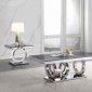 Zasir Coffee Table 87335 in Mirror by Acme w/Options