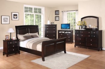 G9800 Bedroom in Cappuccino by Glory Furniture w/Options [GYBS-G9800 Cappuccino]