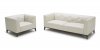 Amelia Sofa in Light Grey Leather by J&M w/Options