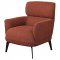 Andrea Accent Chair Set of 2 903081 in Orange Fabric by Coaster