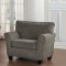 Alain Sofa 8225 in Grey Fabric by Homelegance w/Options