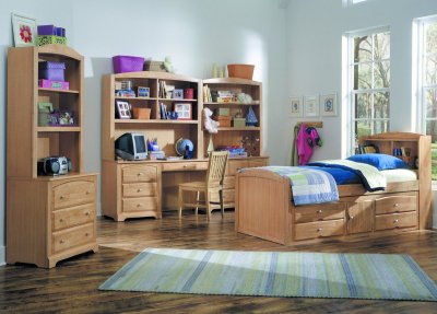 Truckee 827PE Kids Bedroom by Homelegance in Maple w/Options