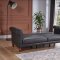 Muse Sofa Bed in Gray PU by Bellona w/Options