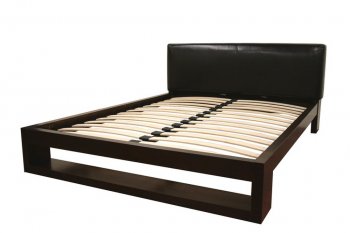 Felton Platform Bed in Dark Brown by Wholesale Interiors [WIB-Felton]