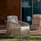 Glory Mini Outdoor Sofa Set 4Pc in Light Brown by Bellona