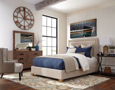 Madeleine Bedroom 300570 in Beige & Acacia by Coaster