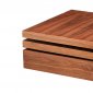 Mellow Square Motion Walnut Coffee Table w/Storage by Whiteline