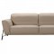 Evora Sofa & 2 Chairs Set in Taupe Leather by VIG