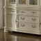 Madrid Dining Table 702 in Pearl White w/Optional Items