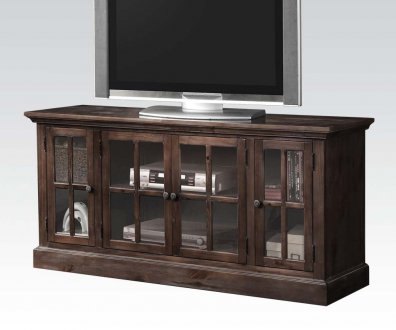 91181 Nora TV Stand in Salvage Brown by Acme