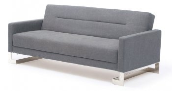 M143 Savina Sofa Bed in Light Grey by At Home USA [AHUSB-M143- Savina Light Grey]