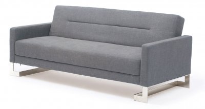 M143 Savina Sofa Bed in Light Grey by At Home USA