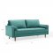 Valour Sofa in Teal Velvet Fabric by Modway w/Options