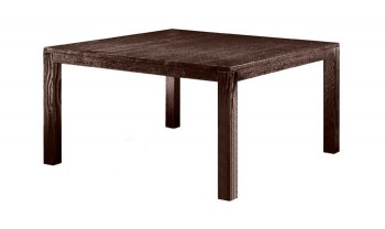 Wenge Finish Square Top Wooden Dining Table [ZDT-Madera Castle]