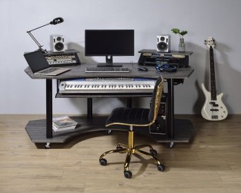 Eleazar Music Desk 92890 in Black Oak by Acme [AMOD-92890 Eleazar]