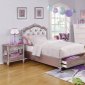 Caroline 400891 Kids Bedroom 4Pc Set in Metallic Lilac w/Options