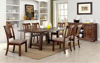 Dickey CM3132T Dining Table in Medium Oak w/Options [FADS-CM3132T-Dickey]