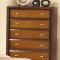 203071 Nelson Bedroom by Coaster in Cherry & Brown