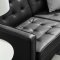 Loft Sofa in Black Faux Leather by Modway w/Options