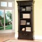 Vintage Burnished Black Classic Palazzo Museum Bookcase