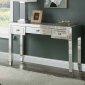 Noralie Writing Desk 90673 in Mirrored by Acme