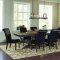 Weber 107281 Dining Table in Smokey Black - Coaster w/Options