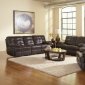 Leather Italia Tobacco Dalton Motion Sofa & Loveseat w/Options