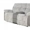 U6028 Motion Sofa & Loveseat Set in Gray Corduroy by Global