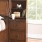 Medium Oak Finish Transitional Bedroom w/Storage Bed & Options