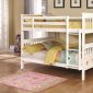 Chapman 460360 Full over Full Bunk Bed in White by Coaster