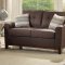 Stellan Fabric Sofa 52840 in Brown Linen by Acme w/Options