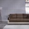 Bennett Best Brown Sofa Bed in Fabric by Istikbal w/Options