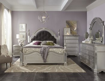 7119 Bedroom in Silver by Lifestyle w/Options [SFLLBS-7119 Silver]