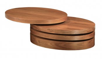 Elsy Motion Coffee Table in Walnut by Whiteline Imports [WLCT-Elsy Walnut]