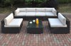 423 Outdoor Patio 7Pc Sectional Sofa Set by Poundex w/Options