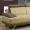 ULV8 Sectional Sofa in Cappuccino Bonded Leather by Global