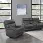 Longport Power Motion Sofa 610484P Charcoal by Coaster w/Options