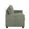 Zenas Sleeper Sofa 57220 in Light Green Fabric by Acme