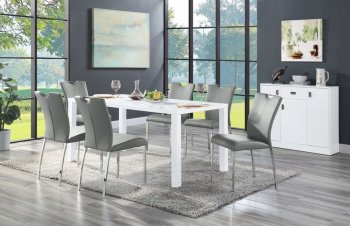 Pagan Dining Room 5Pc Set DN00740 in White by Acme w/Options [AMDS-DN00740 Pagan]