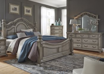 Messina Estates Bedroom 5Pc Set 537-BR in Gray by Liberty [LFBS-537-Messina-Estates]