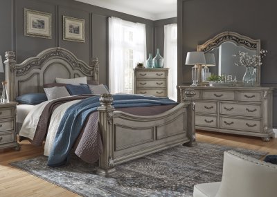 Messina Estates Bedroom 5Pc Set 537-BR in Gray by Liberty