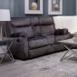 U7303C Motion Sectional Sofa in Granite by Global