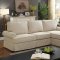 Badalona II Sectional Sofa CM6377BG in Beige Linen-Like Fabric